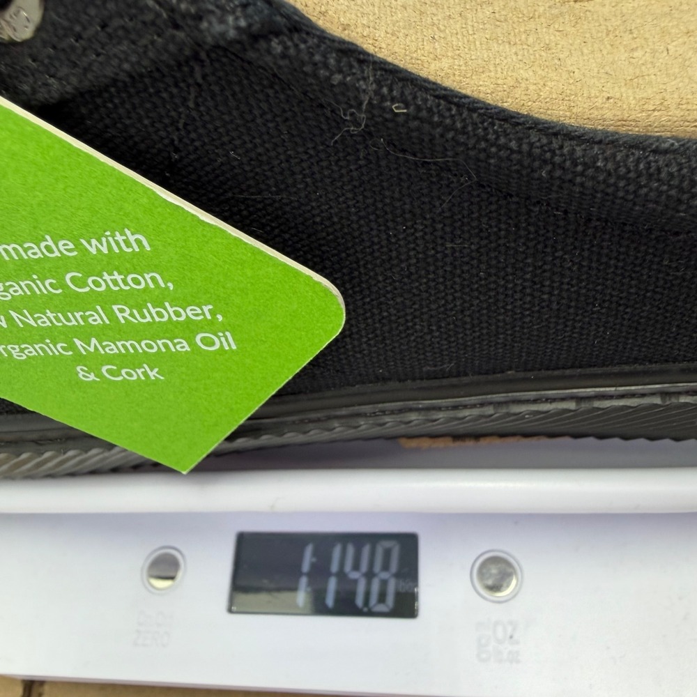 NEW Cariuma OCA Sneaker Black Shoes 10 Women 8.5 Mens Sustainable Canvas Low Top - Picture 9 of 9